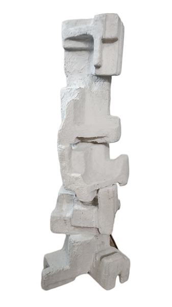 Plastik "Kantenturm" von Felicitas Freuding